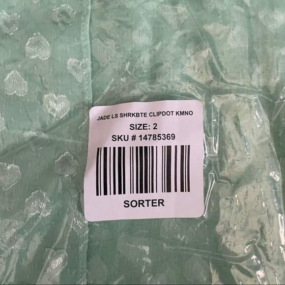 Torrid Heart Kimono Size 2 - Picture 4 of 5